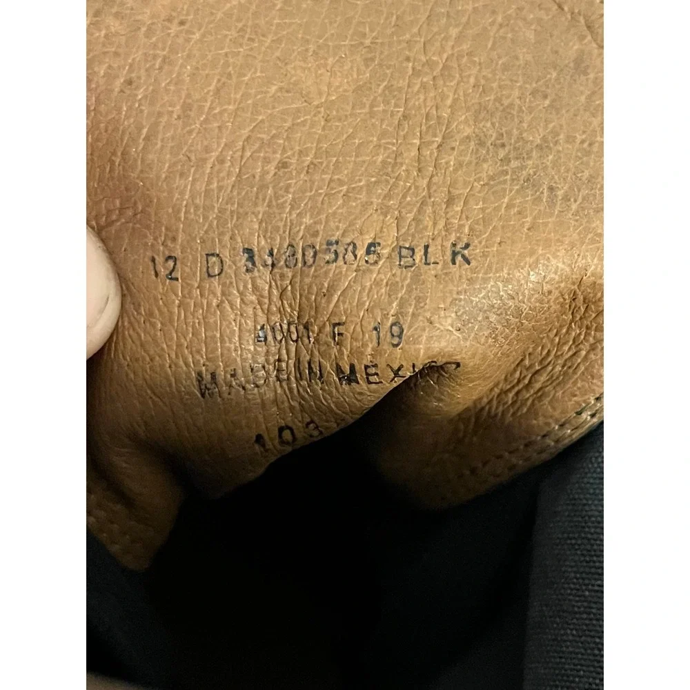 Frye Mens Leather Canvas Combat Boots